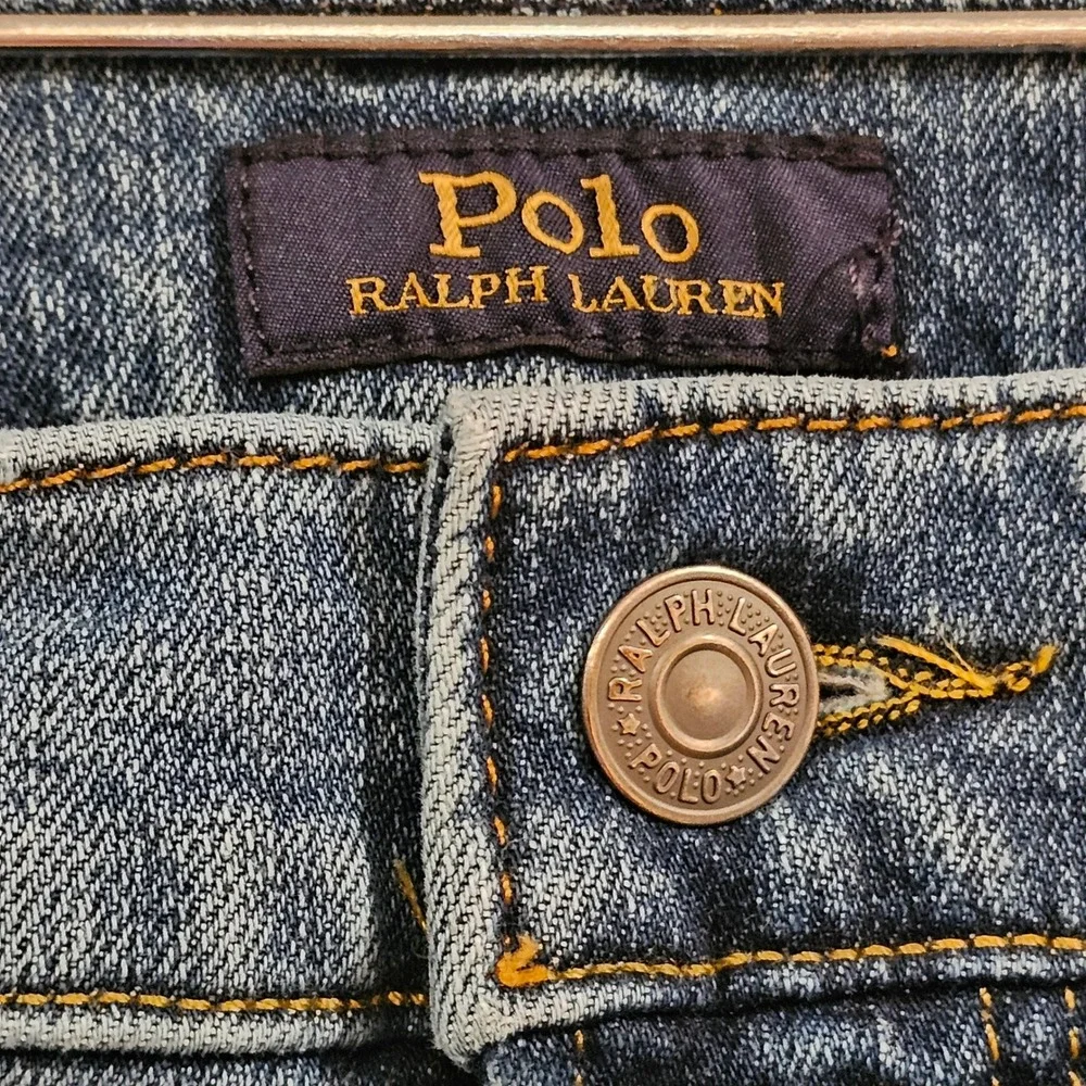 Polo Ralph Lauren Sullivan Slim Jeans Mens 36x32 Blue Denim Stretch Pants